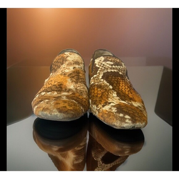 Donald J Pliner Calf Skin Pazano-HK Luxe Statement Loafer SZ 8.5 - Picture 2 of 5